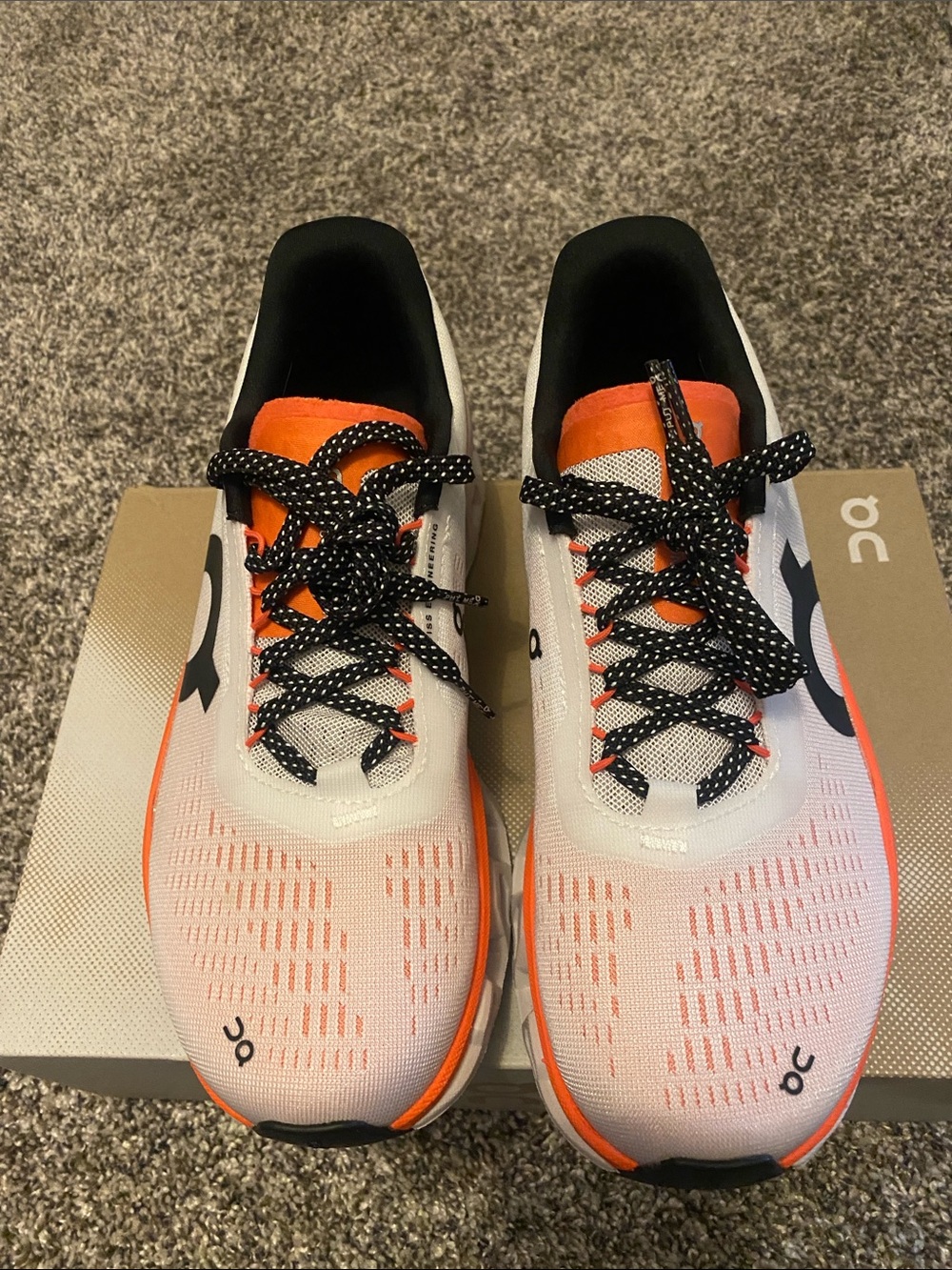 BNIB OnCloud Cloudmonster 2 White and Orange Sneaker